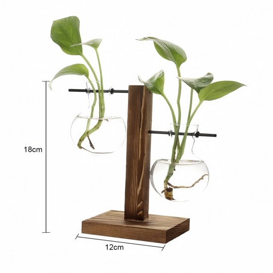 Wooden Frame Vase